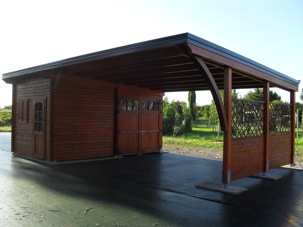 Combinata Carport e Casetta