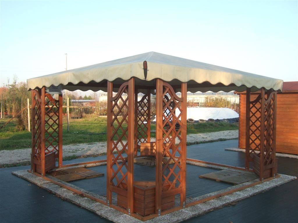 Gazebo in Legno 400x400